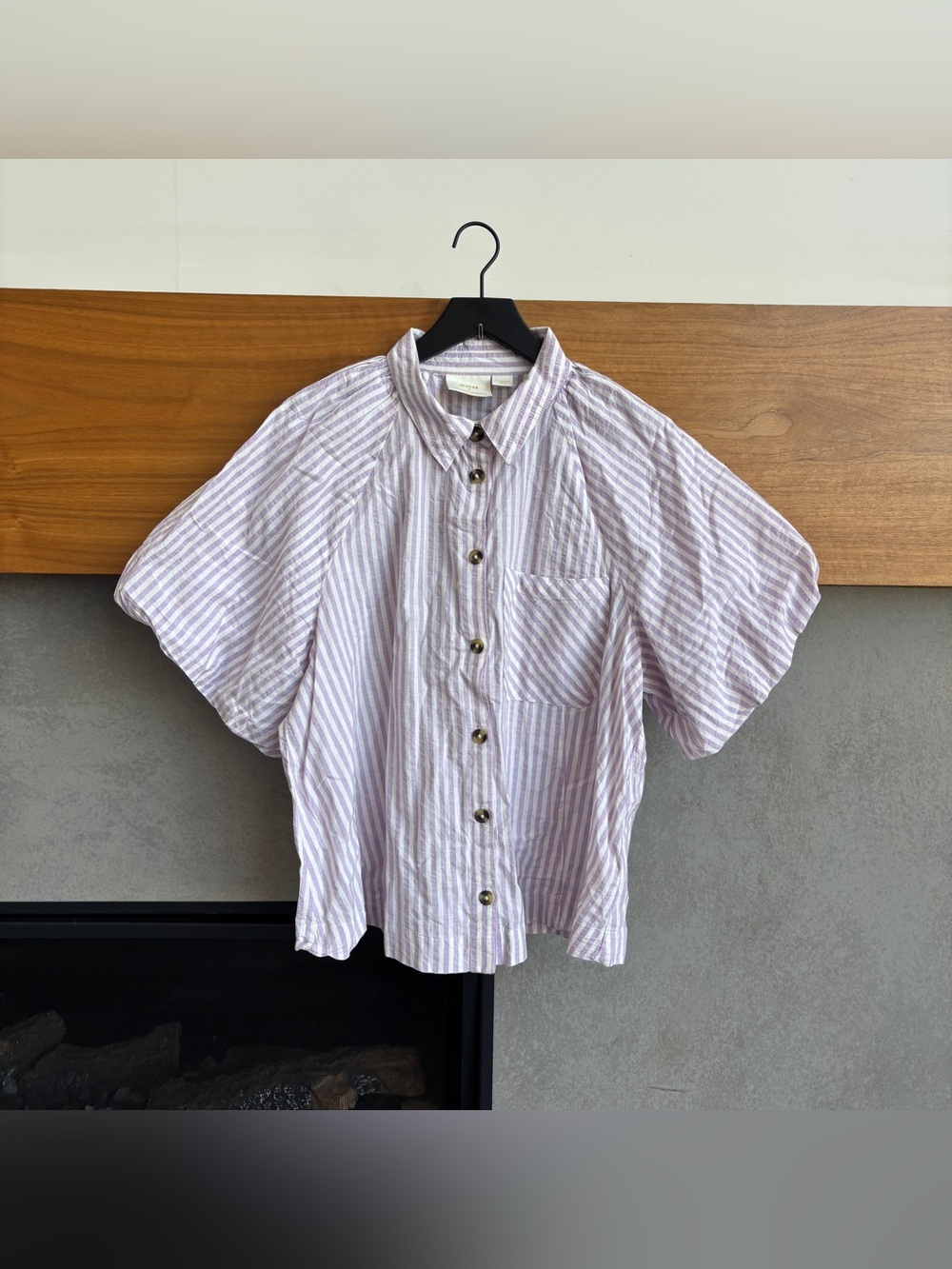 Maeve By Anthropologie The Zooey Bubble-sleeve Blouse, Size XL - Picture 3 of 11